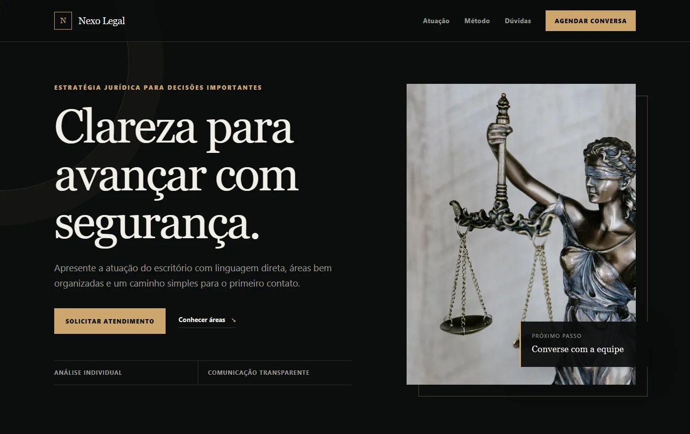 Modelo Nexo Legal publicado pelo Construtor
