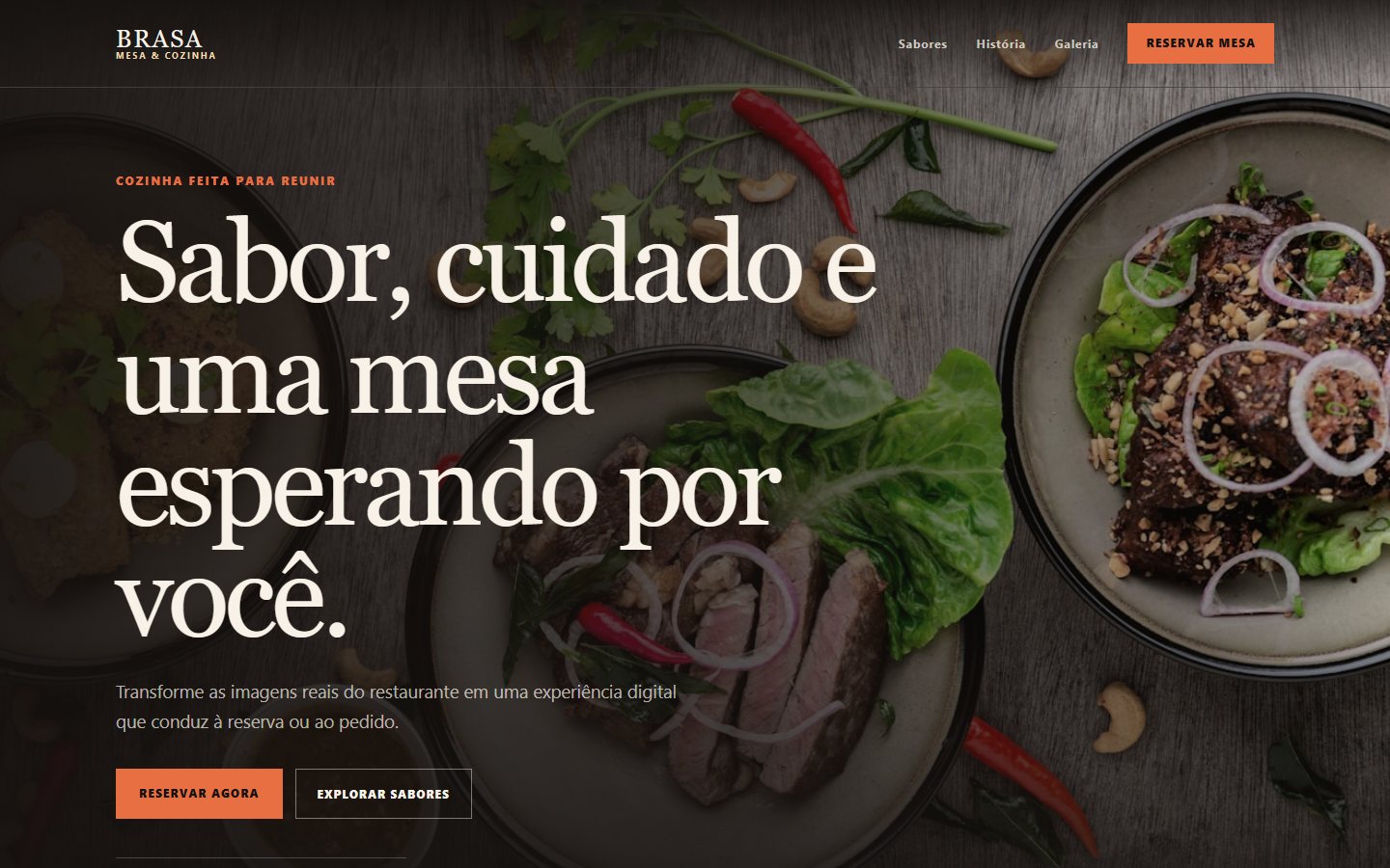 Tema Brasa Mesa