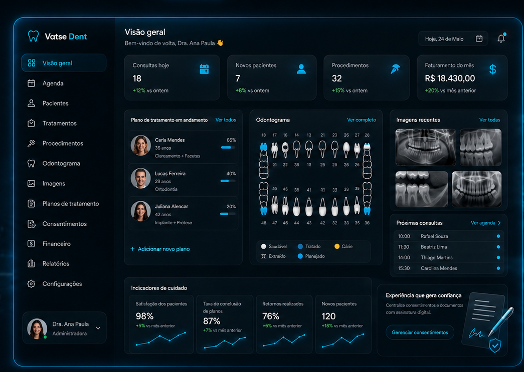 Interface do Vatse Dent