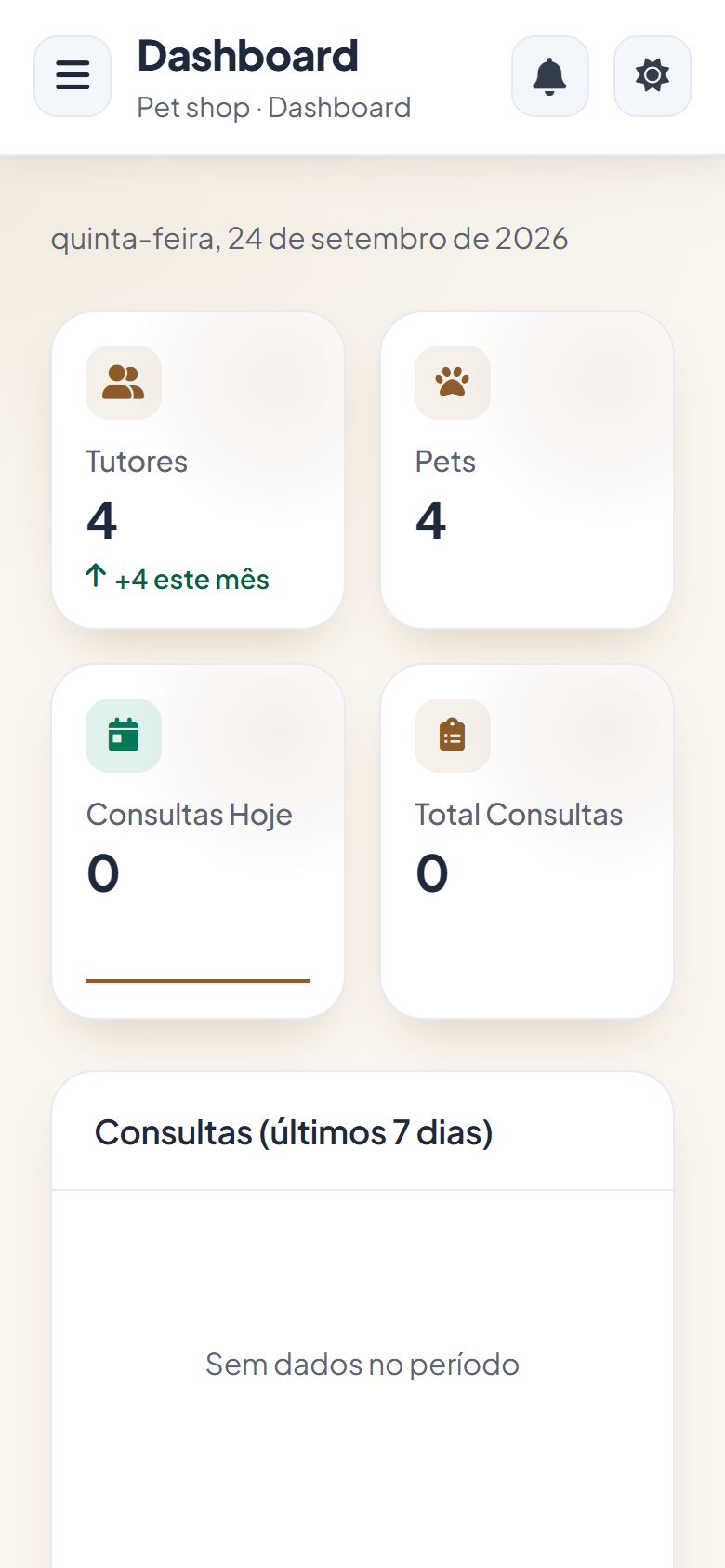 App do tutor Vatse Pet