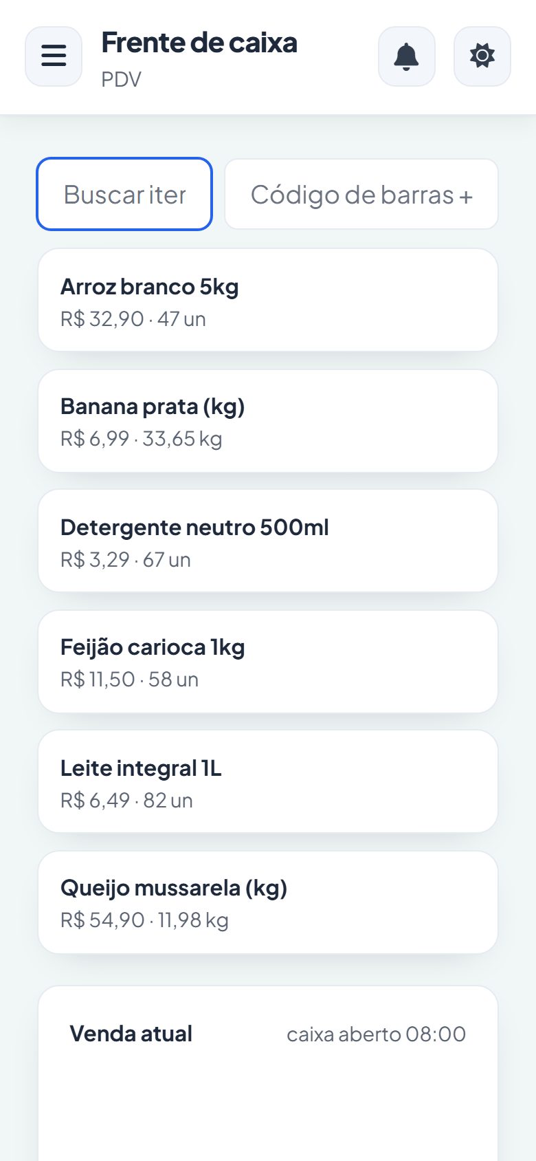 App do Vatse Mercado
